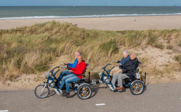 Excursie voor Mindervalide Fietsers — natuur in Ouddorp