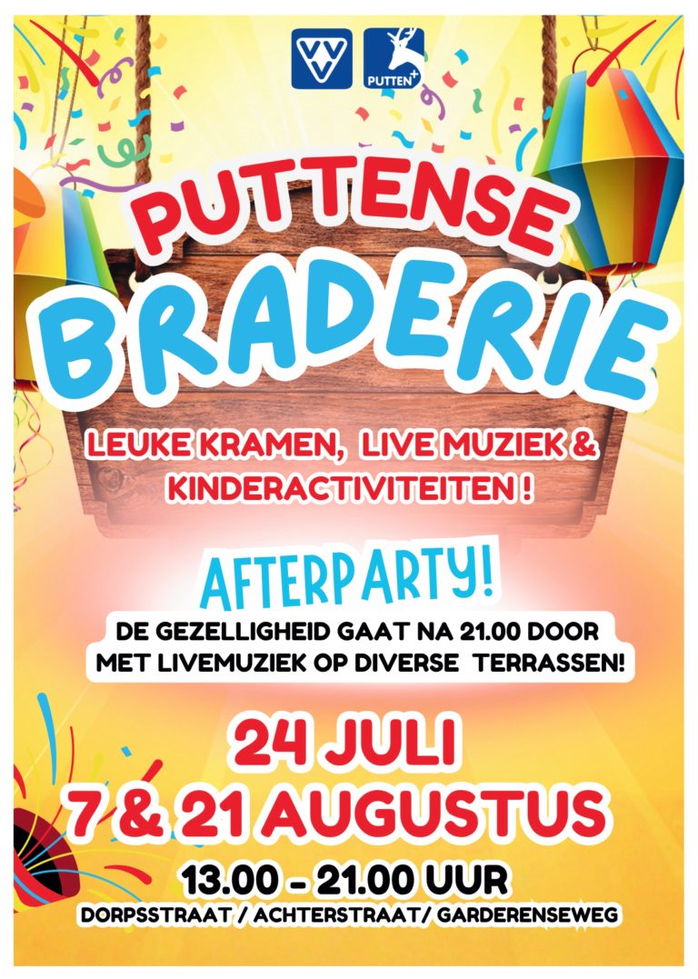 Puttense Braderie — markt-eten in Putten